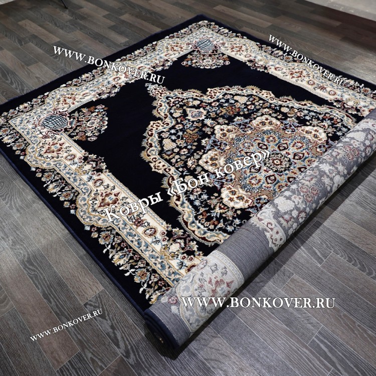 Турецкий Ковер Медальон дизайн 72 Синий