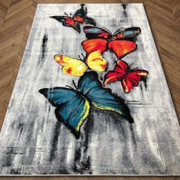 Современный Ковер  С Бабочками
